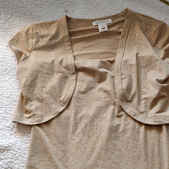 2 Pc strapless top with shrug - Picture 1 of 4